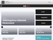 Tablet Screenshot of medonline.at